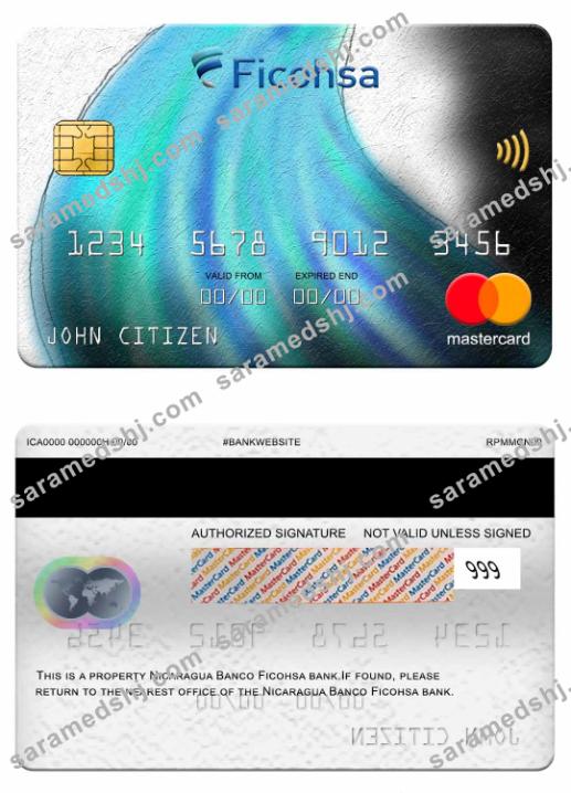 Nicaragua Banco Ficohsa bank mastercard